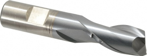 Cleveland C32552 Square End Mill: 3/4 Dia, 1-5/16 LOC, 3/4 Shank Dia, 3-7/8 OAL, 2 Flutes, Cobalt Image