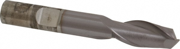 Cleveland C32544 Square End Mill: 13/32 Dia, 13/16 LOC, 3/8 Shank Dia, 2-11/16 OAL, 2 Flutes, Cobalt Image