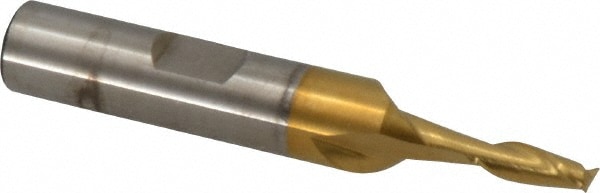 Cleveland C32499 Square End Mill: 5/32 Dia, 7/16 LOC, 3/8 Shank Dia, 2-3/8 OAL, 2 Flutes, Cobalt Image