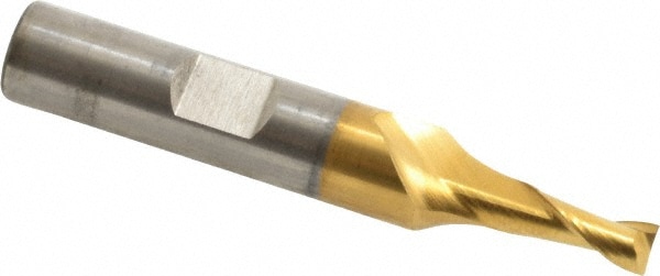 Cleveland C32501 Square End Mill: 3/16 Dia, 7/16 LOC, 3/8 Shank Dia, 2-3/8 OAL, 2 Flutes, Cobalt Image