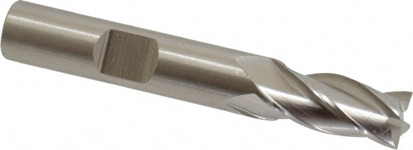 Cleveland C33152 Square End Mill: 23/64 Dia, 3/4 LOC, 3/8 Shank Dia, 2-1/2 OAL, 4 Flutes, High Speed Steel Image