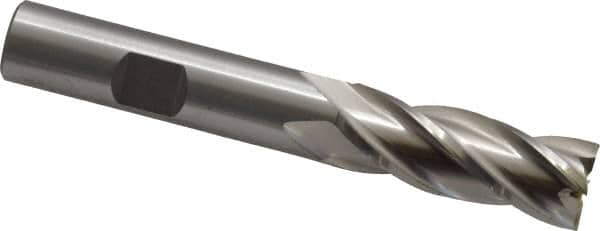 Cleveland C32438 HPDM-2 High Speed Steel Single End 2-Flute Center Cutting End Mill