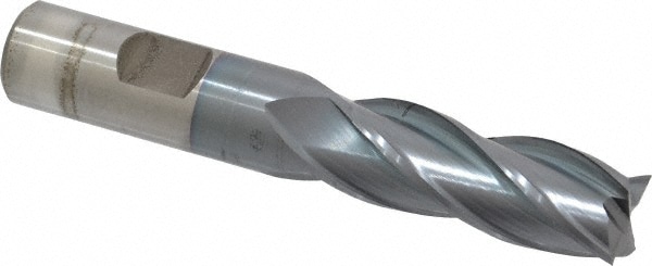 Cleveland C33270 Square End Mill: 5/8 Dia, 1-5/8 LOC, 5/8 Shank Dia, 3-3/4 OAL, 4 Flutes, High Speed Steel Image