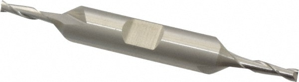 Cleveland C42051 Square End Mill: 1/8 Dia, 3/8 LOC, 3/8 Shank Dia, 3-1/16 OAL, 2 Flutes, High Speed Steel Image