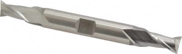 Cleveland C42063 Square End Mill: 11/32 Dia, 9/16 LOC, 3/8 Shank Dia, 3-1/2 OAL, 2 Flutes, High Speed Steel Image