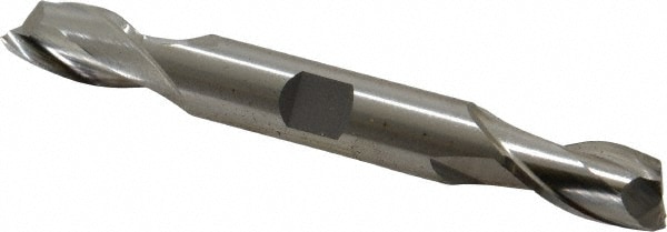 Cleveland C42070 Square End Mill: 15/32 Dia, 13/16 LOC, 1/2 Shank Dia, 4-1/8 OAL, 2 Flutes, High Speed Steel Image