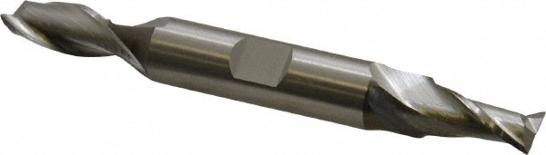 Cleveland C33634 Square End Mill: 25/64 Dia, 13/16 LOC, 1/2 Shank Dia, 4-1/8 OAL, 2 Flutes, High Speed Steel Image