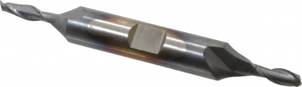 Cleveland C33691 Square End Mill: 5/32 Dia, 7/16 LOC, 3/8 Shank Dia, 3-1/8 OAL, 2 Flutes, High Speed Steel Image