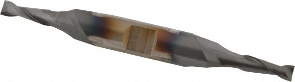 Cleveland C33692 Square End Mill: 11/64 Dia, 7/16 LOC, 3/8 Shank Dia, 3-1/4 OAL, 2 Flutes, High Speed Steel Image