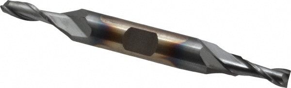 Cleveland C33694 Square End Mill: 13/64 Dia, 1/2 LOC, 3/8 Shank Dia, 3-1/4 OAL, 2 Flutes, High Speed Steel Image