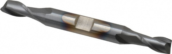 Cleveland C33701 Square End Mill: 5/16 Dia, 9/16 LOC, 3/8 Shank Dia, 3-1/2 OAL, 2 Flutes, High Speed Steel Image