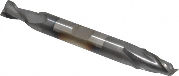 Cleveland C33702 Square End Mill: 21/64 Dia, 9/16 LOC, 3/8 Shank Dia, 3-1/2 OAL, 2 Flutes, High Speed Steel Image