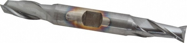 Cleveland C33709 Square End Mill: 7/16 Dia, 13/16 LOC, 1/2 Shank Dia, 4-1/8 OAL, 2 Flutes, High Speed Steel Image