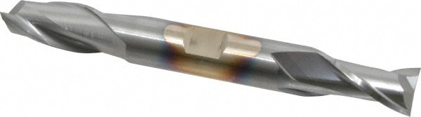 Cleveland C33713 Square End Mill: 1/2 Dia, 13/16 LOC, 1/2 Shank Dia, 4-1/8 OAL, 2 Flutes, High Speed Steel Image