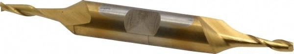 Cleveland C33648 Square End Mill: 1/8 Dia, 3/8 LOC, 3/8 Shank Dia, 3-1/16 OAL, 2 Flutes, High Speed Steel Image