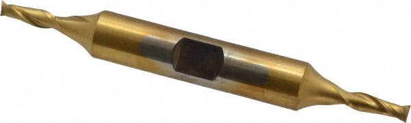 Cleveland C33649 Square End Mill: 9/64 Dia, 7/16 LOC, 3/8 Shank Dia, 3-1/8 OAL, 2 Flutes, High Speed Steel Image