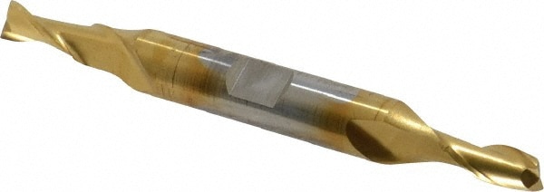 Cleveland C33655 Square End Mill: 15/64 Dia, 1/2 LOC, 3/8 Shank Dia, 3-3/8 OAL, 2 Flutes, High Speed Steel Image