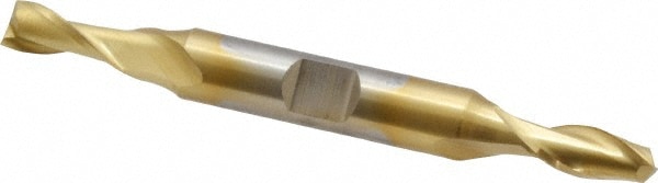 Cleveland C33657 Square End Mill: 17/64 Dia, 9/16 LOC, 3/8 Shank Dia, 3-3/8 OAL, 2 Flutes, High Speed Steel Image