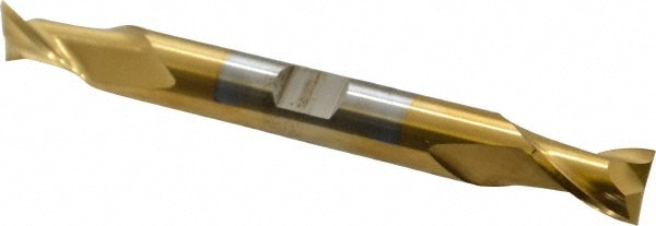 Cleveland C33664 Square End Mill: 3/8 Dia, 9/16 LOC, 3/8 Shank Dia, 3-1/2 OAL, 2 Flutes, High Speed Steel Image