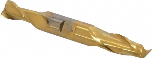 Cleveland C33674 Square End Mill: 9/16 Dia, 1-1/8 LOC, 5/8 Shank Dia, 5 OAL, 2 Flutes, High Speed Steel Image