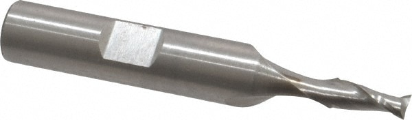 Cleveland C33731 Square End Mill: 11/64 Dia, 7/16 LOC, 3/8 Shank Dia, 2-3/8 OAL, 2 Flutes, High Speed Steel Image