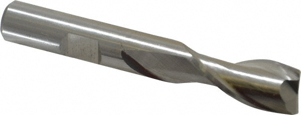 Cleveland C41615 Square End Mill: 7/16 Dia, 13/16 LOC, 3/8 Shank Dia, 2-11/16 OAL, 2 Flutes, High Speed Steel Image