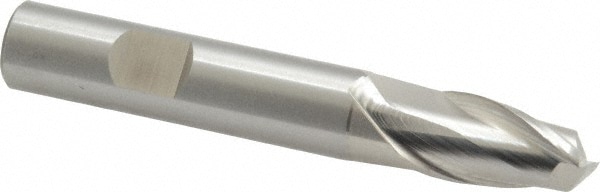 Cleveland C33746 Square End Mill: 31/64 Dia, 13/16 LOC, 1/2 Shank Dia, 3-1/4 OAL, 2 Flutes, High Speed Steel Image