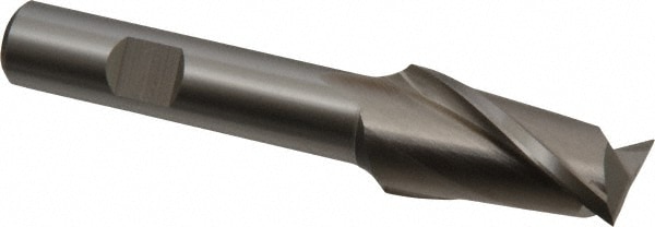 Cleveland C41628 Square End Mill: 3/4 Dia, 1-5/16 LOC, 1/2 Shank Dia, 3-5/8 OAL, 2 Flutes, High Speed Steel Image