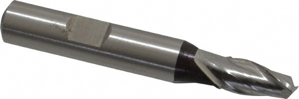 Cleveland C33737 Square End Mill: 19/64 Dia, 9/16 LOC, 3/8 Shank Dia, 2-1/2 OAL, 2 Flutes, High Speed Steel Image