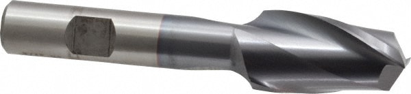 Cleveland C33839 Square End Mill: 3/4 Dia, 1-5/16 LOC, 1/2 Shank Dia, 3-1/4 OAL, 2 Flutes, High Speed Steel Image