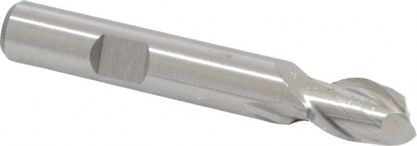 Cleveland C41681 3/8" Diam, 9/16" LOC, 2 Flute High Speed Steel Keyway End Mill Image