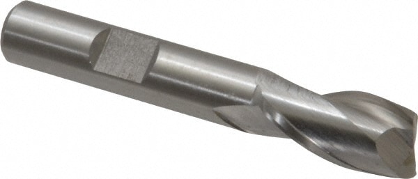 Cleveland C38923 7/16" Diam, 13/16" LOC, 2 Flute High Speed Steel Keyway End Mill Image