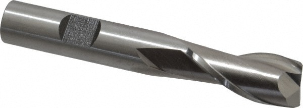 Cleveland C38926 9/16" Diam, 1-1/4" LOC, 2 Flute High Speed Steel Keyway End Mill Image