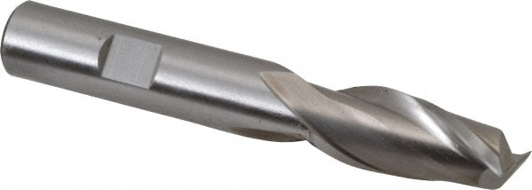 Cleveland C38925 17/32" Diam, 1-1/4" LOC, 2 Flute High Speed Steel Keyway End Mill Image