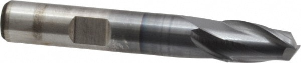 Cleveland C38964 3/8" Diam, 9/16" LOC, 2 Flute High Speed Steel Keyway End Mill Image