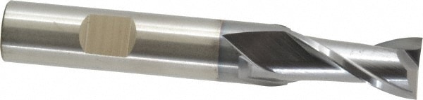 Cleveland C38968 1/2" Diam, 1" LOC, 2 Flute High Speed Steel Keyway End Mill Image