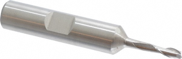 Cleveland C38982 Square End Mill: 1/8 Dia, 3/8 LOC, 3/8 Shank Dia, 2-5/16 OAL, 2 Flutes, High Speed Steel Image