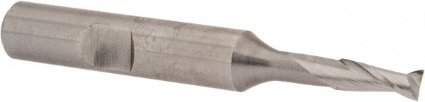 Cleveland C38983 Square End Mill: 3/16 Dia, 1/2 LOC, 3/8 Shank Dia, 2-11/16 OAL, 2 Flutes, High Speed Steel Image