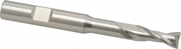 Cleveland C41774 Square End Mill: 5/16 Dia, 3/4 LOC, 3/8 Shank Dia, 3-5/16 OAL, 2 Flutes, High Speed Steel Image