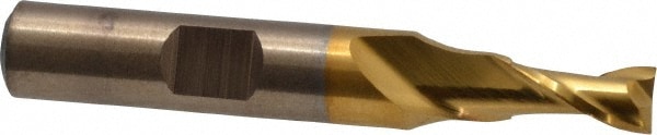 Cleveland C39012 Ball End Mill: 0.25" Dia, 0.625" LOC, 2 Flute, High Speed Steel Image