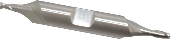 Cleveland C42096 Square End Mill: 1/8 Dia, 3/16 LOC, 3/8 Shank Dia, 2-3/4 OAL, 2 Flutes, High Speed Steel Image