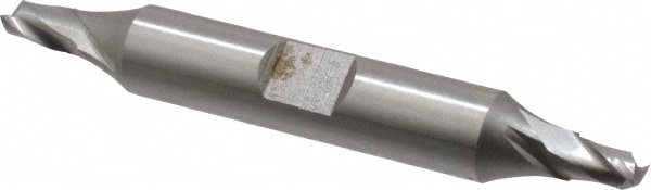 Cleveland C42099 Square End Mill: 3/16 Dia, 9/32 LOC, 3/8 Shank Dia, 2-3/4 OAL, 2 Flutes, High Speed Steel Image