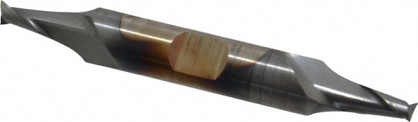 Cleveland C39051 Square End Mill: 3/16 Dia, 9/32 LOC, 3/8 Shank Dia, 2-3/4 OAL, 2 Flutes, High Speed Steel Image