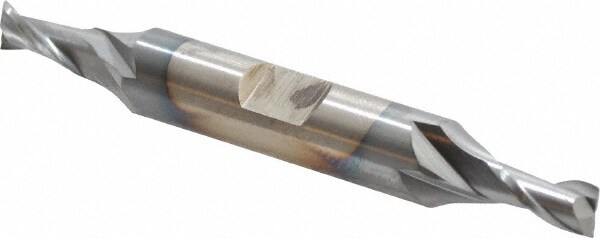 Cleveland C39052 Square End Mill: 7/32 Dia, 21/64 LOC, 3/8 Shank Dia, 2-7/8 OAL, 2 Flutes, High Speed Steel Image