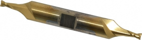 Cleveland C39044 Square End Mill: 1/8 Dia, 3/16 LOC, 3/8 Shank Dia, 2-3/4 OAL, 2 Flutes, High Speed Steel Image