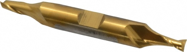 Cleveland C39046 Square End Mill: 3/16 Dia, 9/32 LOC, 3/8 Shank Dia, 2-3/4 OAL, 2 Flutes, High Speed Steel Image