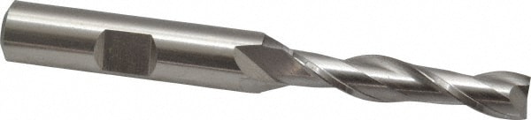 Cleveland C39067 Square End Mill: 9/32 Dia, 1-3/8 LOC, 3/8 Shank Dia, 3-1/8 OAL, 2 Flutes, High Speed Steel Image