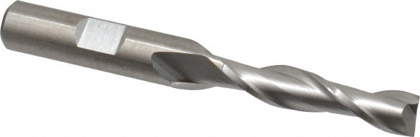 Cleveland C39068 Square End Mill: 5/16 Dia, 1-3/8 LOC, 3/8 Shank Dia, 3-1/8 OAL, 2 Flutes, High Speed Steel Image