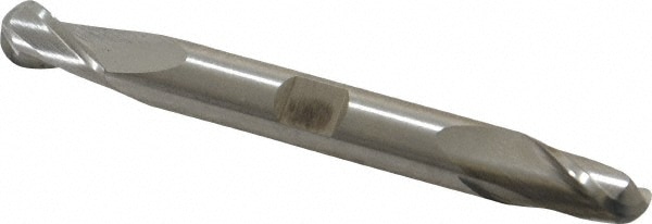 Cleveland C42194 Ball End Mill: 0.375" Dia, 0.5625" LOC, 2 Flute, High Speed Steel Image