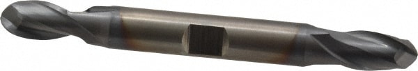 Cleveland C39165 Ball End Mill: 0.3438" Dia, 0.5625" LOC, 2 Flute, High Speed Steel Image